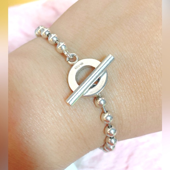GUCCI Silver 925 Ball Chain Bracelet - Picture 13 of 14